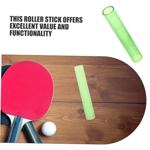 TOYANDONA 2pcs Table Tennis Racket Rubber Roller Stick Portable Paddle Roller Bar Essential Tool for Quick Replacement