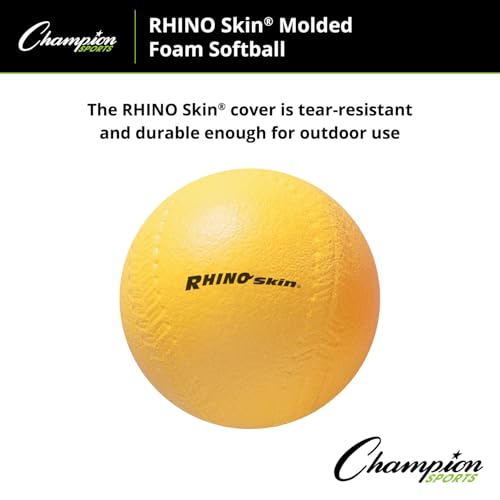 Champion Sports Coated High Density Foam Softball