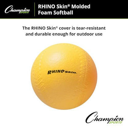 Champion Sports Coated High Density Foam Softball