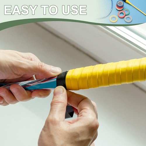 Grip Fishing Tape, PVC Racquet Finishing Tapes Racket Accessories Sticky Seal - Fitting for (Tennis, Badminton)