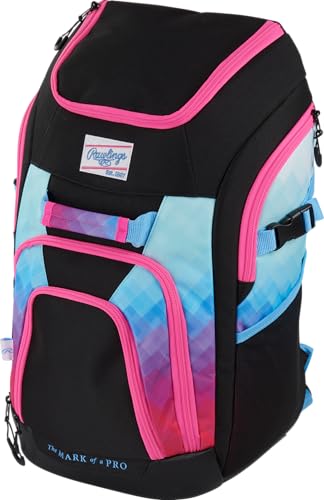 Rawlings | FRANCHISE 2.0 Player's Backpack | Baseball/Softball | Rec/Travel | Multiple Styles | Baseball/Softball - color: MIAMI