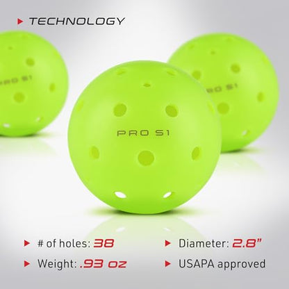 2025 SLK Evo Control MAX Pickleball Paddle Bundle | 2 x Citron Paddles + 12 Pack Pickleballs