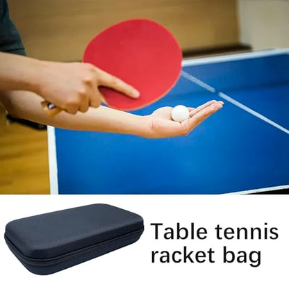 Table Tennis Paddle Storage Bag - Lightweight Dustproof Racket Pocket Case, Ball Holder Organizer, Protective Sports Gear Carry Pouch | Use Scenario For Gym Training Indoor Outdoor Sports Practice