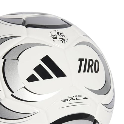 adidas Unisex-Adult Tiro League Sala Ball, White/Silver Metallic/Black, Futsal