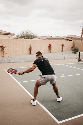 Holbrook Aero Series Edgeless Pickleball Paddle: USAPA Approved, Carbon Fiber Surface, Foam Polypropylene Core, Widened Sweet Spot, Controlled Touch