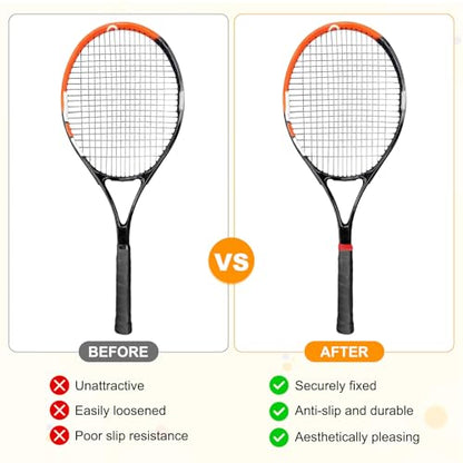 M METERXITY Grip Finishing Tape PVC Racket Wrap Grip Racquet Finishing Tapes for Pickleball/Racquetball - color: Green