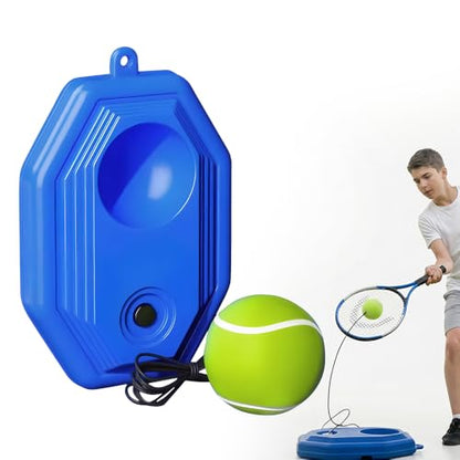 Tennis-Trainer Set, 2026 New Tennis Ball Training Baseboard Tennis rebounder with Weighted Base Portable Tennis Trainer Multifunctional Tennis Solo Practice kit