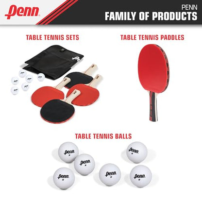 Penn 40mm 1-Star White Ping Pong Balls, Box of 36 Official Tournament Size Table Tennis Balls - size: 40mm (Pack of 2)