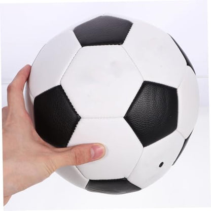Kisangel Size 5 Pu Machine-Stitched Soccer Ball, Training Football for Outdoor Practice, Sturdy Youth Soccer Ball Suitable for School and Team Sports