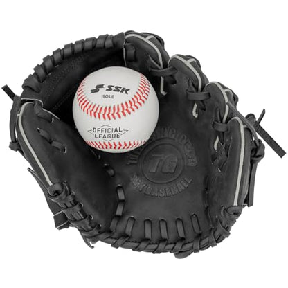 SSK Z5 Training Gear Quick Hands Infield Baseball Training Gloves 8.5” – 9” – 9.5” – 10” – 10.5” Right & Left Hand Throw - color: Black-850 Closed Web, size: 8.5" - Right Hand Throw