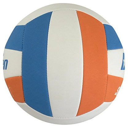 Baden | Softlight VXT1 | No Sting FlexFoam Cover | Youth Lightweight Training Volleyball | K-5 Youth Players | Official Size 5 + 20% Lighter | Official Ball of BYOP - color: Blue/Orange