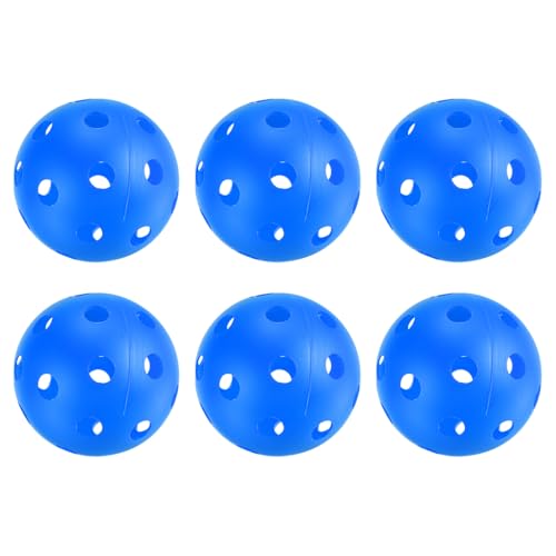 PATIKIL Outdoor Pickleball Balls Holes Pickleball Pickleball Balls, for Amateurs, Indoor and Outdoor Sport, - color: Blue