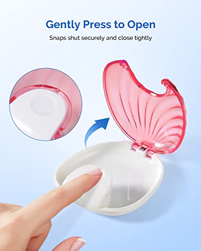 JMU Retainer Case, Pink Orthodontic Retainer Case, Dental Mouthguard Container
