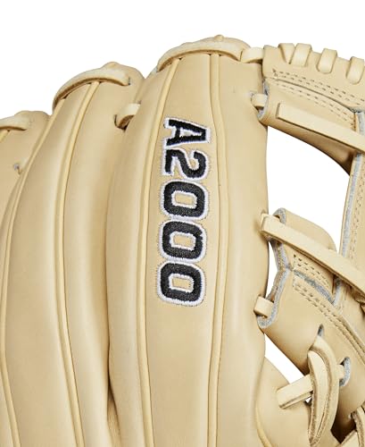 Wilson 2024 Classics Series A2000 Baseball Gloves - color: Blonde/Black, size: Infield - 11.5"