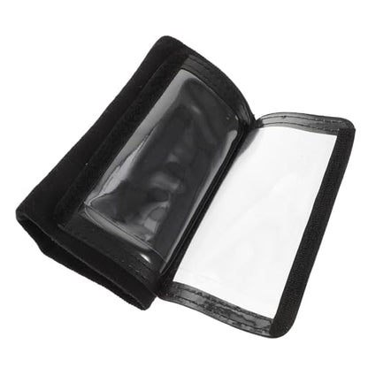BESPORTBLE Football Wristband Tactical Protective Quarterback Insert Wristband Medium Black for Youth Football and Rugby Play