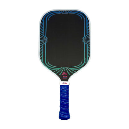 4Joy AMP4 Pickleball Paddle – T700 Carbon Fiber, Lightweight 7.5 oz, Wide Face for Control, 14mm Core, Beginner to Low-Intermediate - USAP Approved - style: Retro