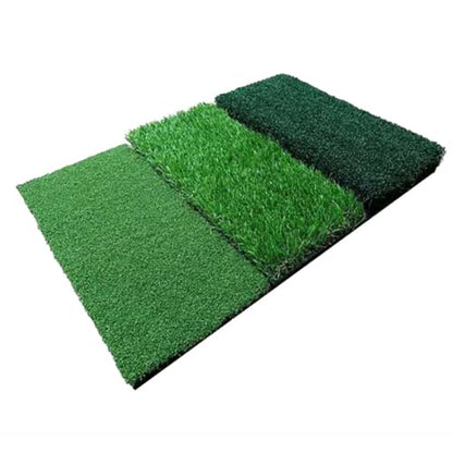Ciieeo Portable Golf Practice Mat Foldable Long Short Grass Swing Hitting Mat Training Aid for Indoor Outdoor Use Beginner Golfers