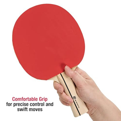 MD Sports Table Tennis Tables Multiple Styles Ping Pong Tables, Foldable for Easy Storage with Nets Included, Perfect for Family Game Rooms | Multiple Styles - style: Ping Pong Paddle Set