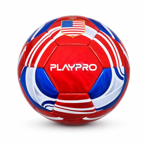 Country Training Soccer Ball: World Edition - size: 5, style: USA - RED