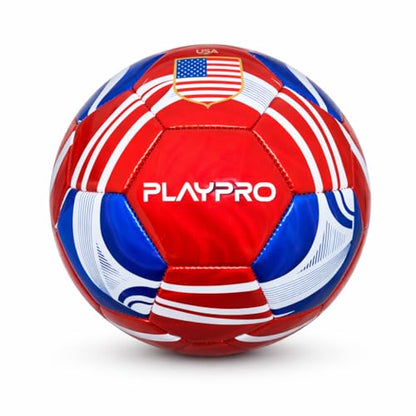 Country Training Soccer Ball: World Edition - size: 5, style: USA - RED