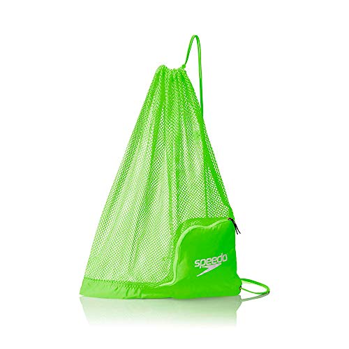 Speedo Drawstring Ventilator Mesh Equipment Bag - color: Jasmine Green