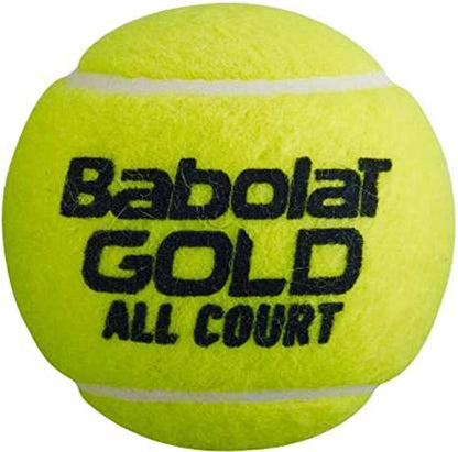Babolat Gold All Court Tennis Balls, 4 Cans, 12 Balls