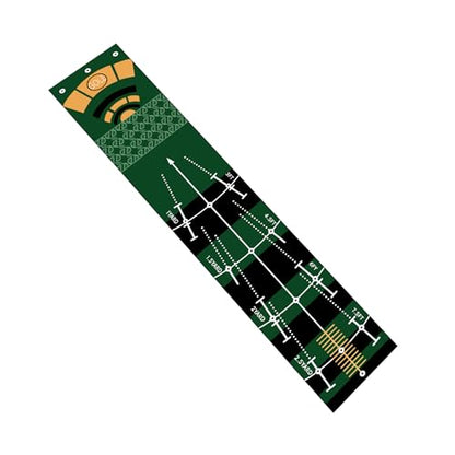 1 Piece Golf Putting Practice mat, Size is 19.69 inches x 116 inches, Portable Washable Non-Slip Folding Putting mat, Suitable for Home, Office, Outdoor use, Party Team Building Activities.