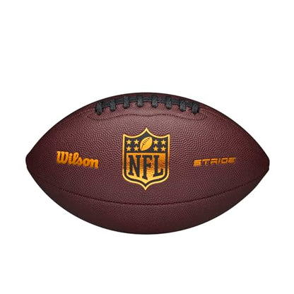 WILSON NFL Stride Footballs - color: Brown, size: Official - Ages 14+, style: Stride