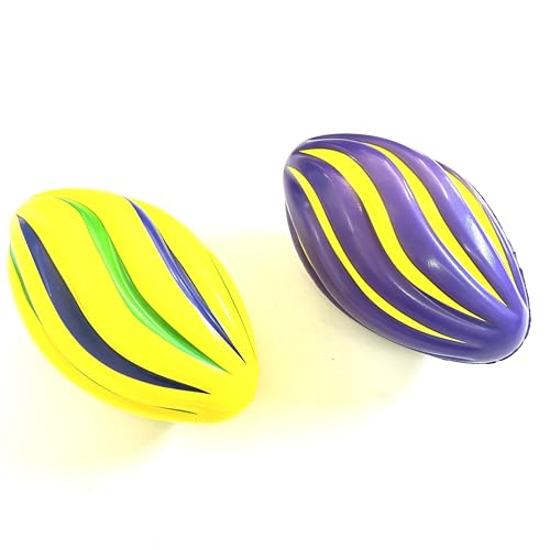 2 Pcs Foam Footballs 7.5" Football Stress Balls Bulk Party Decorations Sports Event Gift