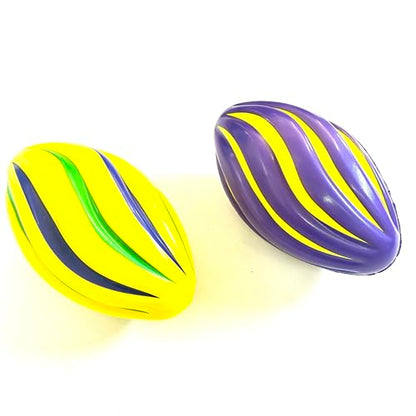 2 Pcs Foam Footballs 7.5" Football Stress Balls Bulk Party Decorations Sports Event Gift
