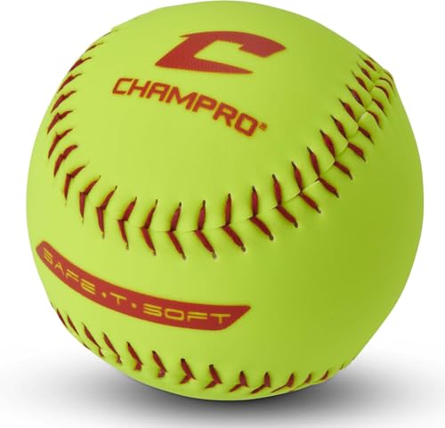 Champro Safe-T-Softball Cover - color: Optic Yellow, size: 12 Inch (Pack of 12)