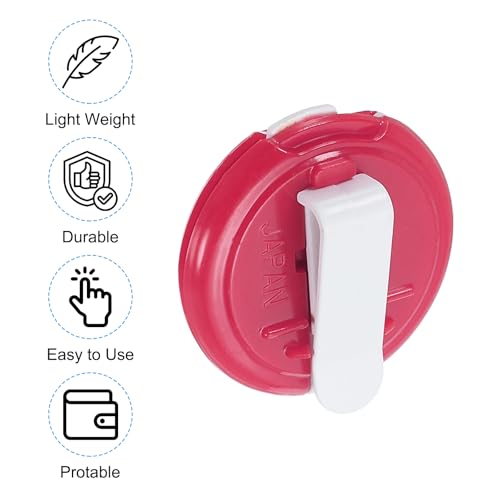 PATIKIL Golf Score Counter Mini Golf Shot Stroke Attachment Counter Clicker Clip - color: Pink White