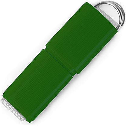 Crown Sporting Goods Flag Football Belt & Flags - 1 Belt w/ 2 Flags, Accessories for Flag & Touch Games, Practices, Training - color: Green