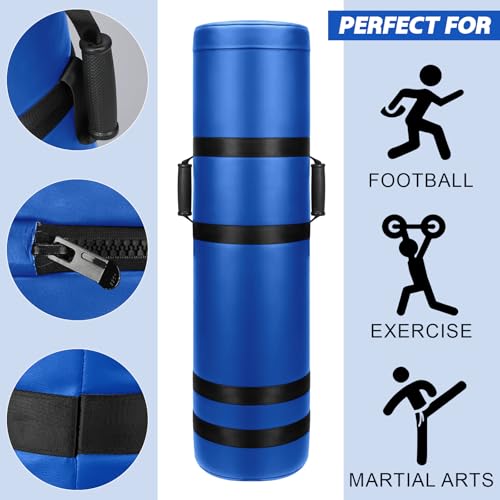 Arrowbash Unfilled Football Tackling Dummy 4 ft Sports Training Dummy Football Training Equipment with Handles for Youth College Drills Kickboxing Martial Basketball Practice, Unfilled
