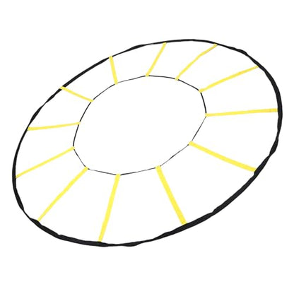 Premium Nylon Circular Training Ladder 12 Rungs Soccer Basketball Football Trainer for Athletes