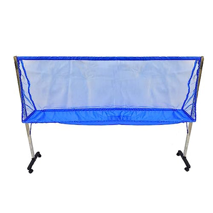 Rolling Table Tennis Ball Catch Net, Ping Pong Practice Nets Accessories for Indoor Outdoor, Training Tool for Multi Ball Drills, Easy Set Up