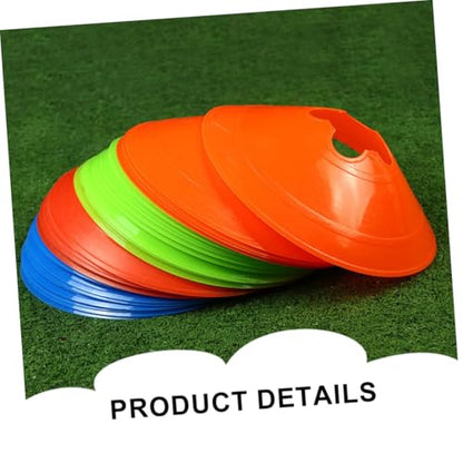 VANZACK 10pcs Football Training Markers Durable Pe Training Signs for Soccer Basketball and Sports Drills Versatile Marking Discs for Outdoor Activities