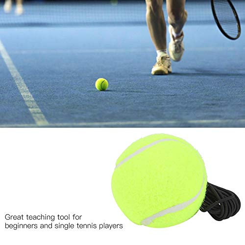 yafa Tennis Training Ball Solo Tennis Trainer Singles Training Self-Study Practice Ball with 4 Meter Elastic Rubber Stringfor Tennis Beginner