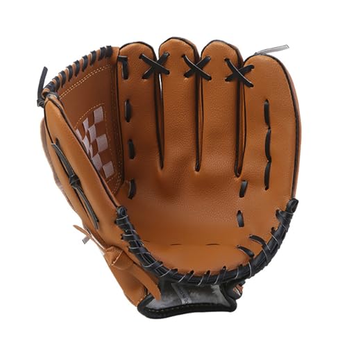 10.5 11.5 12. Inch Premium Outdoor Sports Baseball Glove for Kids Youth and Adults Versatile Left Handed Baseball Training Glove for Enhanced Performance and Comfort - color: Brown & Black, size: 10.5 inch