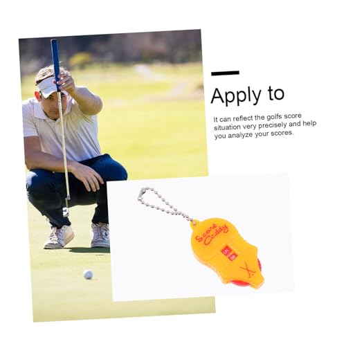 Alasum 2pcs Portable Golf Scoring Device Durable Outdoor Golf Shot Counter Carry Golfer Scoring Tool for Accurate Shot Tracking for Enthusiasts