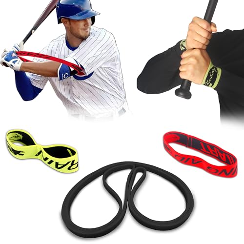 Baseball/Softball Training Equipment for Batting Training, Swing Trainer Aid, Hitting Trainer, Baseball Training (Black - Body Band)