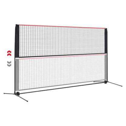 Portable Badminton Net Set, 10FT Wide, Adjustable Height Multi Sport Net for Pickleball, Tennis, Volleyball, Soccer Tennis, Indoor Outdoor with Carry Bag, Easy Setup for Backyard