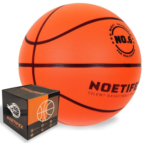Upgraded Weighted Silent Basketball, High-Density Quiet Indoor Training Ball with Gift Box, Real Bounce Soft Material, Ideal for Home & Apartment Dribbling Practice