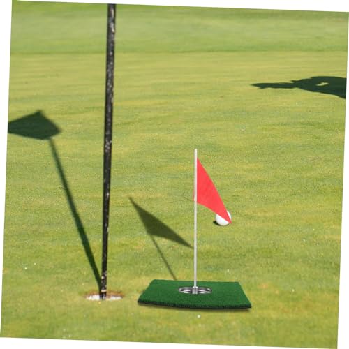 LIOOBO Thickened Putting Cup Hole Golf Training Aid Cups Flags Portable Golf Ball Training Aid for Indoor Practice