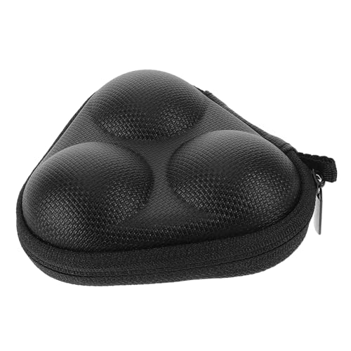 Yardwe Pong Ball Storage Bag Durable Table Tennis Ball Holder Organizer for Balls Black Color Table Tennis Accessories for Convenient Storage and Protection
