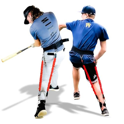 VPX Baseball Harness. Adds 4-6MPH Velocity & Power. Improves Hitting and Pitching Mechanics. Use in any Drill. Pro to Youth - size: Waist MED (22" - 34"), style: Height Med (5'2" - 6'0")