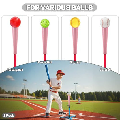 Baseball Softball Training Equipment for Training Hitting, Universal Batting Tee Topper Replacement, Strong Basic Ball Rest Rubber Cup - color: Pink