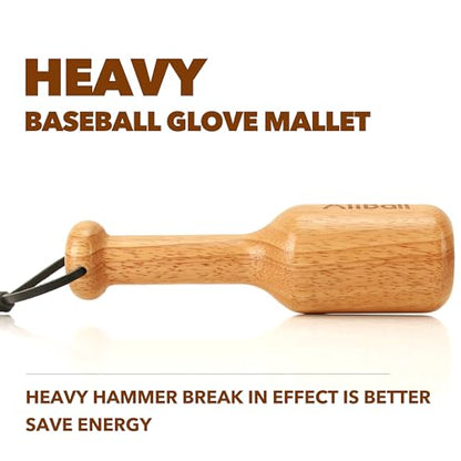 AliBall Baseball Glove Mallet, Real One Piece Solid Construction Heavy Ball Mallet for Baseball Quick Create A Ball Shaped Pocket Softball Glove Mallet - color: B