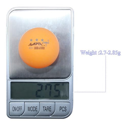 MAPOL 100 Counts 3-Star Orange Practice Ping Pong Balls Advanced Table Tennis Balls