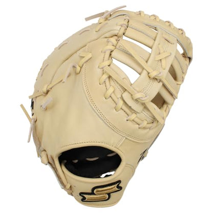 SSK Z5 Craftsman Baseball First Base Mitt – 12” – 12.25” – 12.5” – 13" – Right & Left Hand Throw - color: Camel, size: 13" - Left Hand Throw